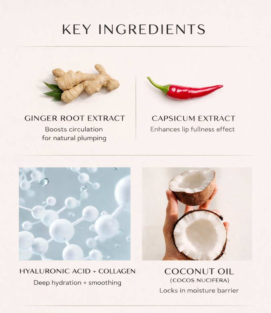 MELIZÉ Lip Plumper Gloss EXTREME - Infused with Hyaluronic Acid + Collagen